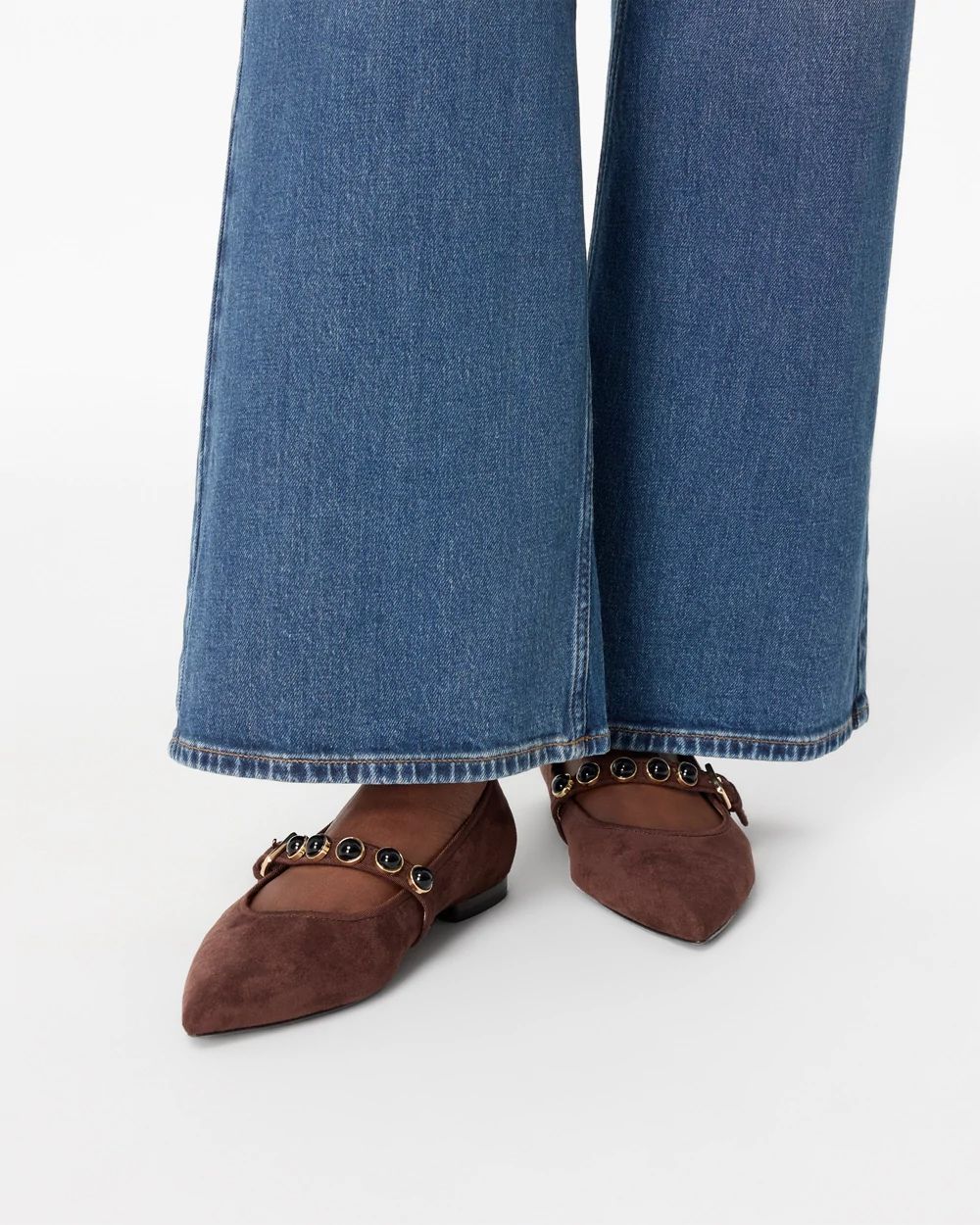 Faux Suede Flats
