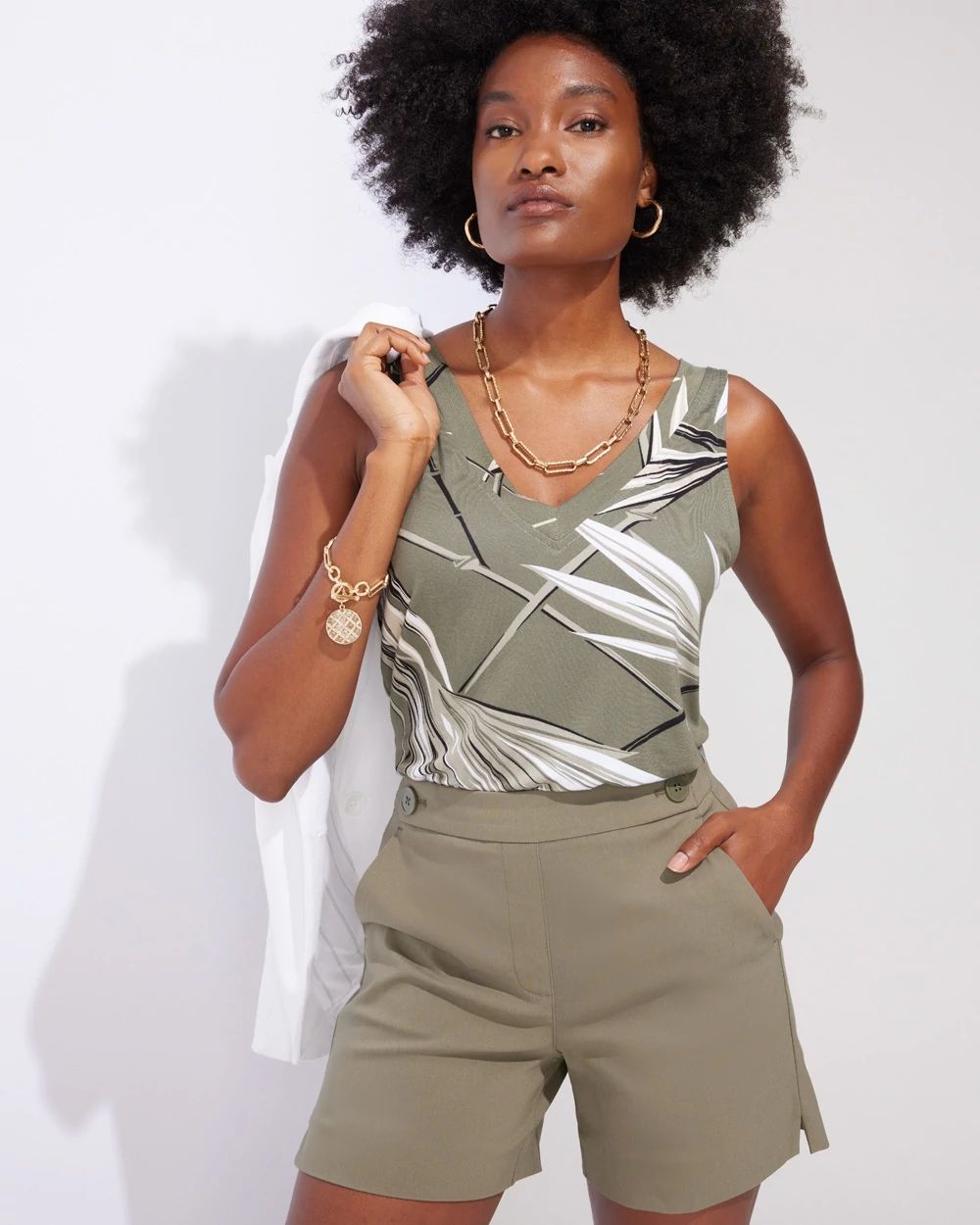 Outlet WHBM Double-V Tank Top