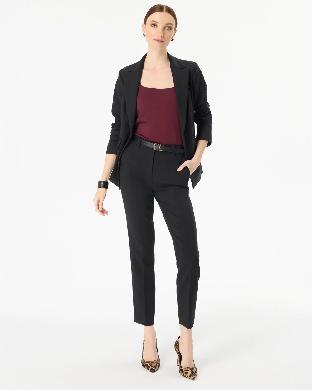 WHBM FORME™ All Ways Stretch Square Neck Top click to view larger image.