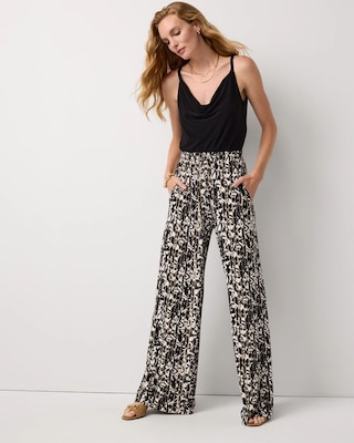 Pull-On Wide Leg Pant click to view larger image.