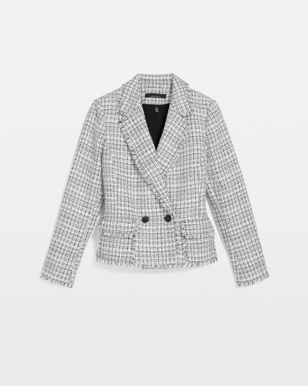 Petite Cropped Tweed Jacket