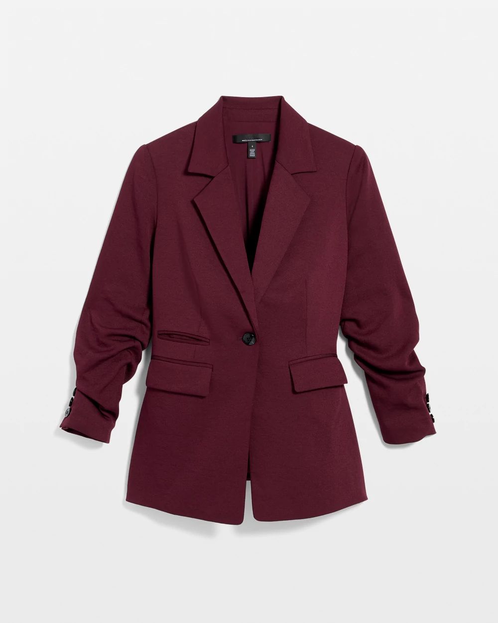Ruched Sleeve Blazer click to view larger image.