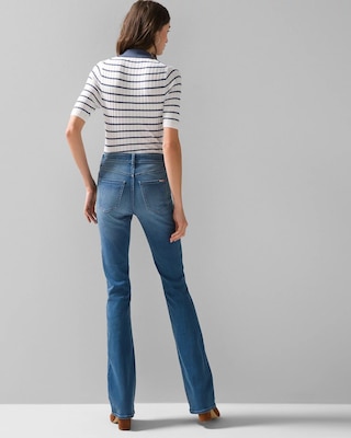 High-Rise Everyday Soft Denim™ Cargo Skinny Flare Jeans click to view larger image.