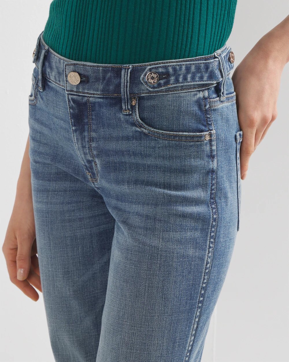 Everyday Stretch Tab Straight Jeans - image 3