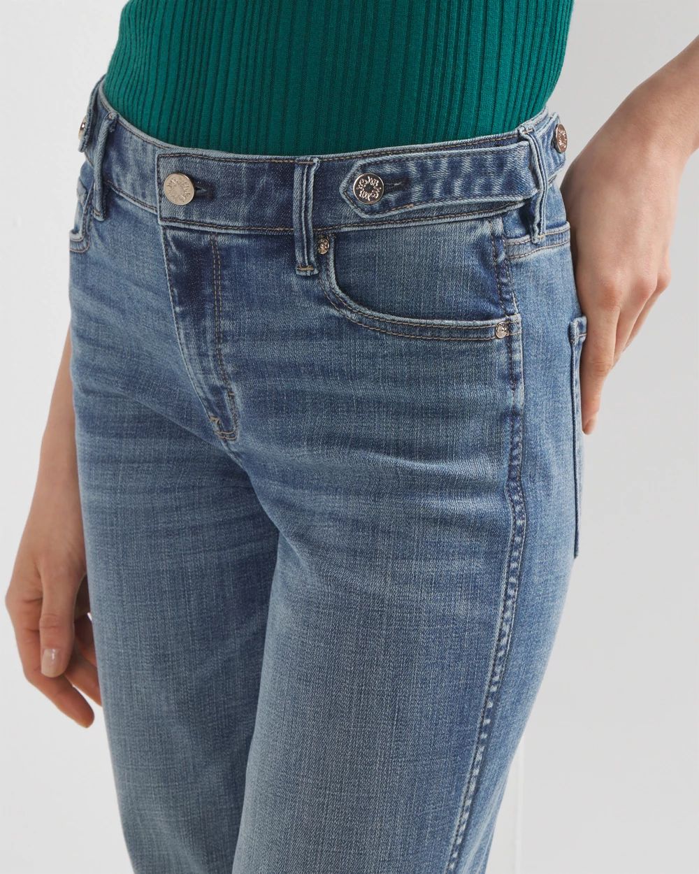 Everyday Stretch Tab Straight Jeans