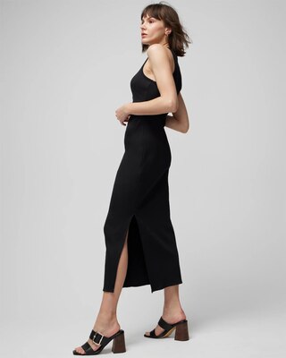 WHBM® FORME Rib Sleeveless Midi Dress click to view larger image.