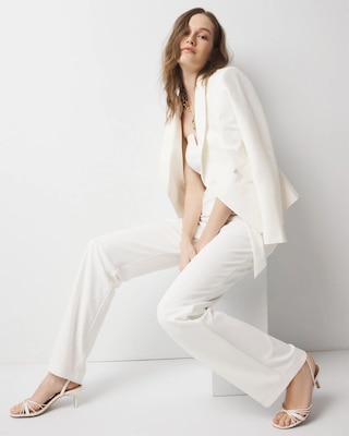 Petite Strapless Wide Leg Jumpsuit click to view larger image.