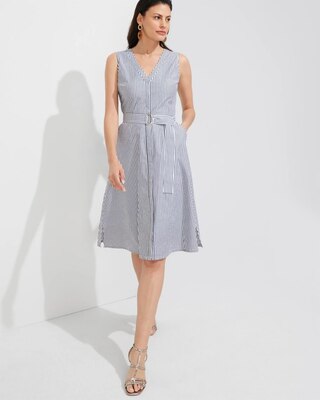 Outlet WHBM Striped Dress