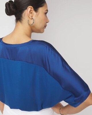 Woven Front Tee