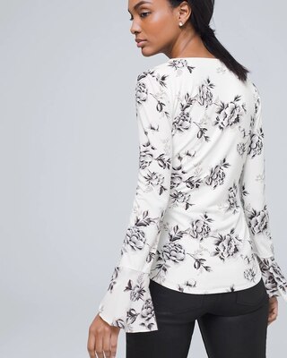 Floral Flutter Top