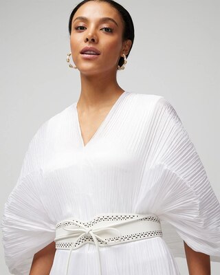 Pleated Sheen Wrap