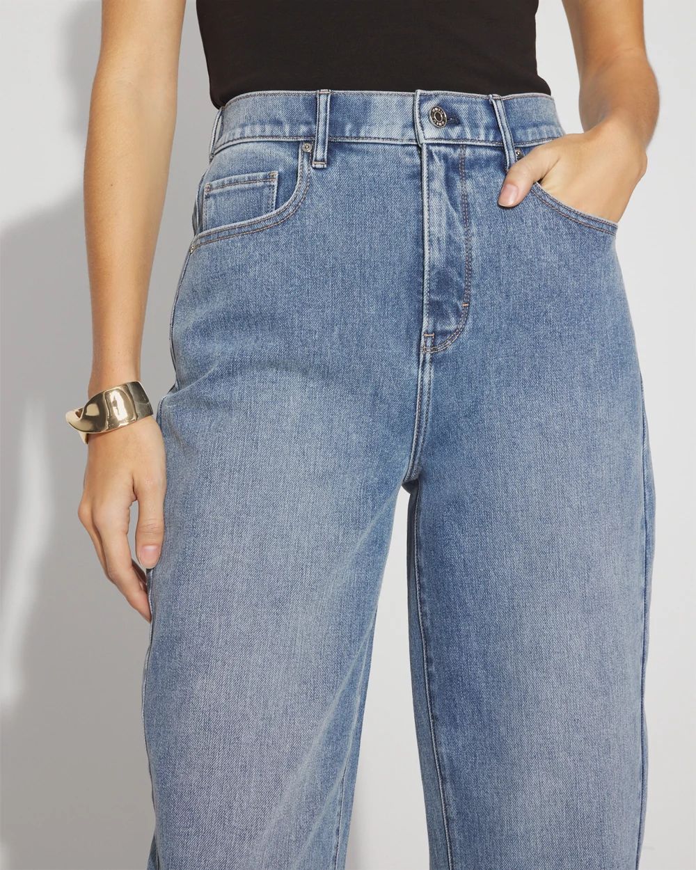 Extra High-Rise Barrel Jean