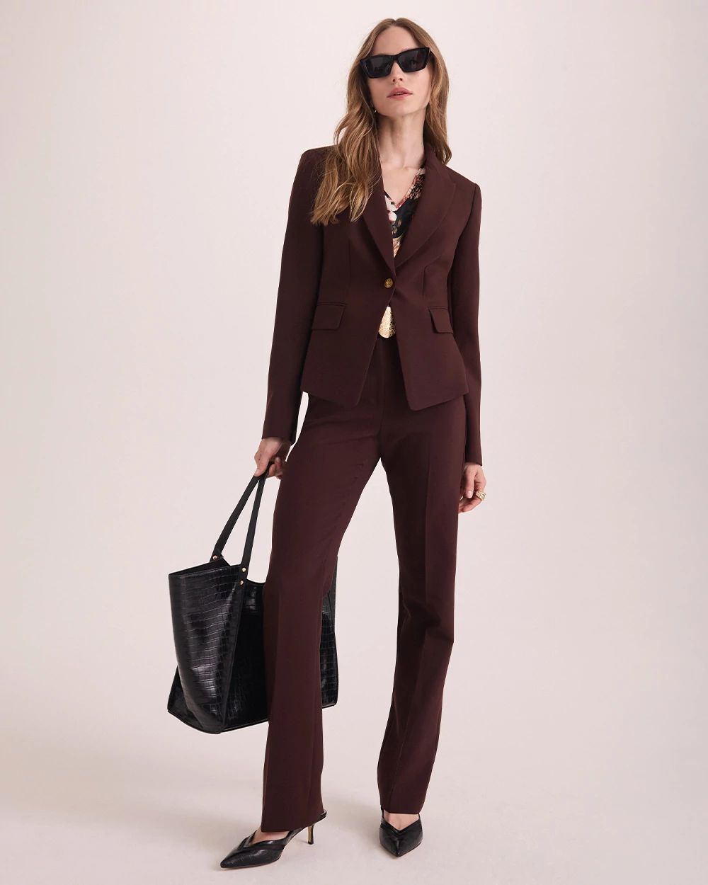 Luxe Stretch High-Rise Blake Slim Boot Pant