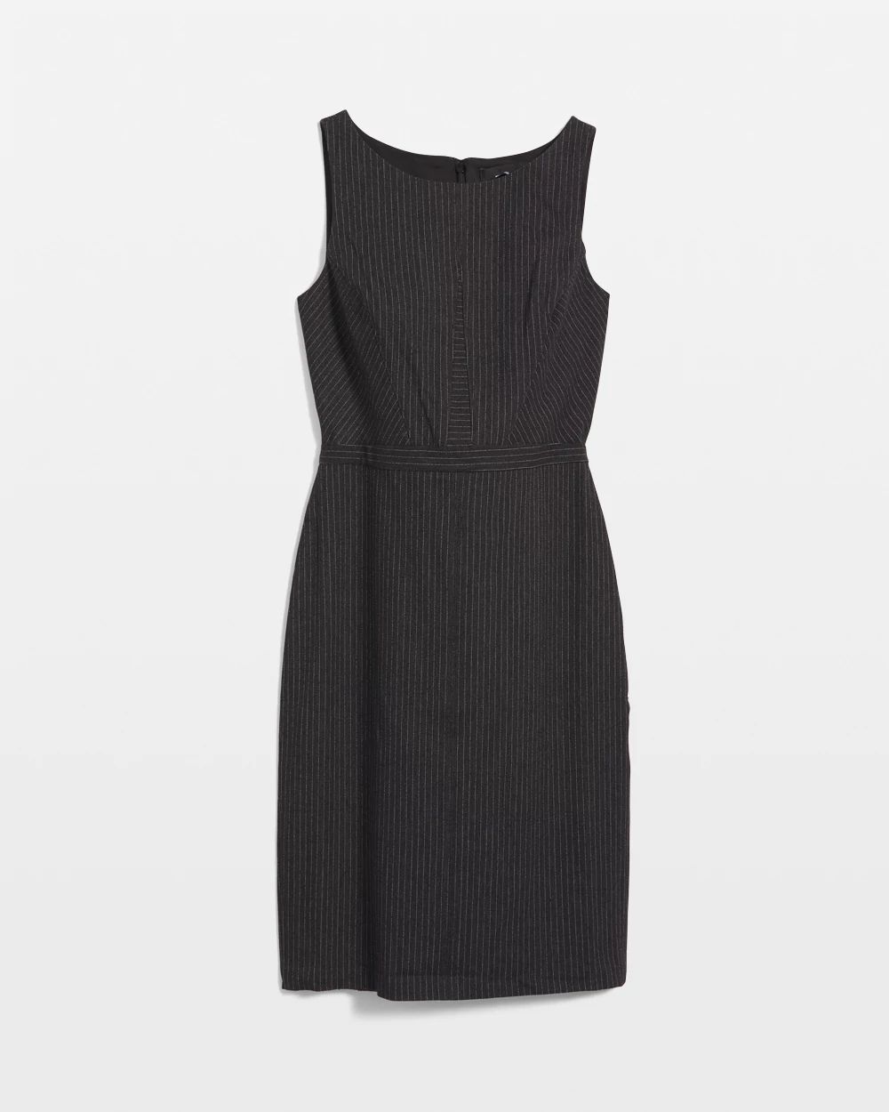 Petite Pinstripe Sheath Dress