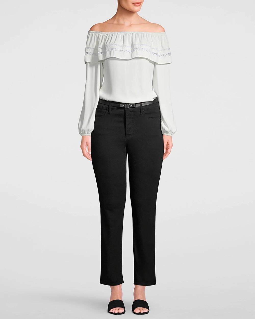 Curvy High-Rise Ultimate Sculpt Straight Crop Jeans