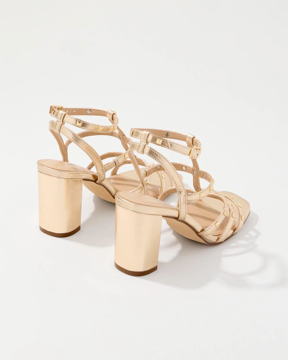 Studded Heeled Sandal