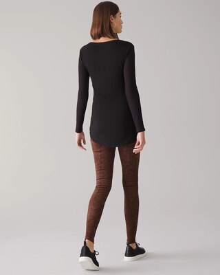 Vegan Suede WHBM Runway Leggings