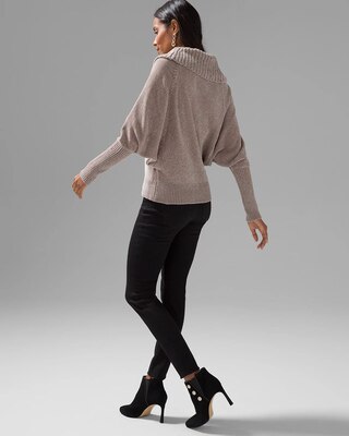 Cowl Neck Chenille Sweater
