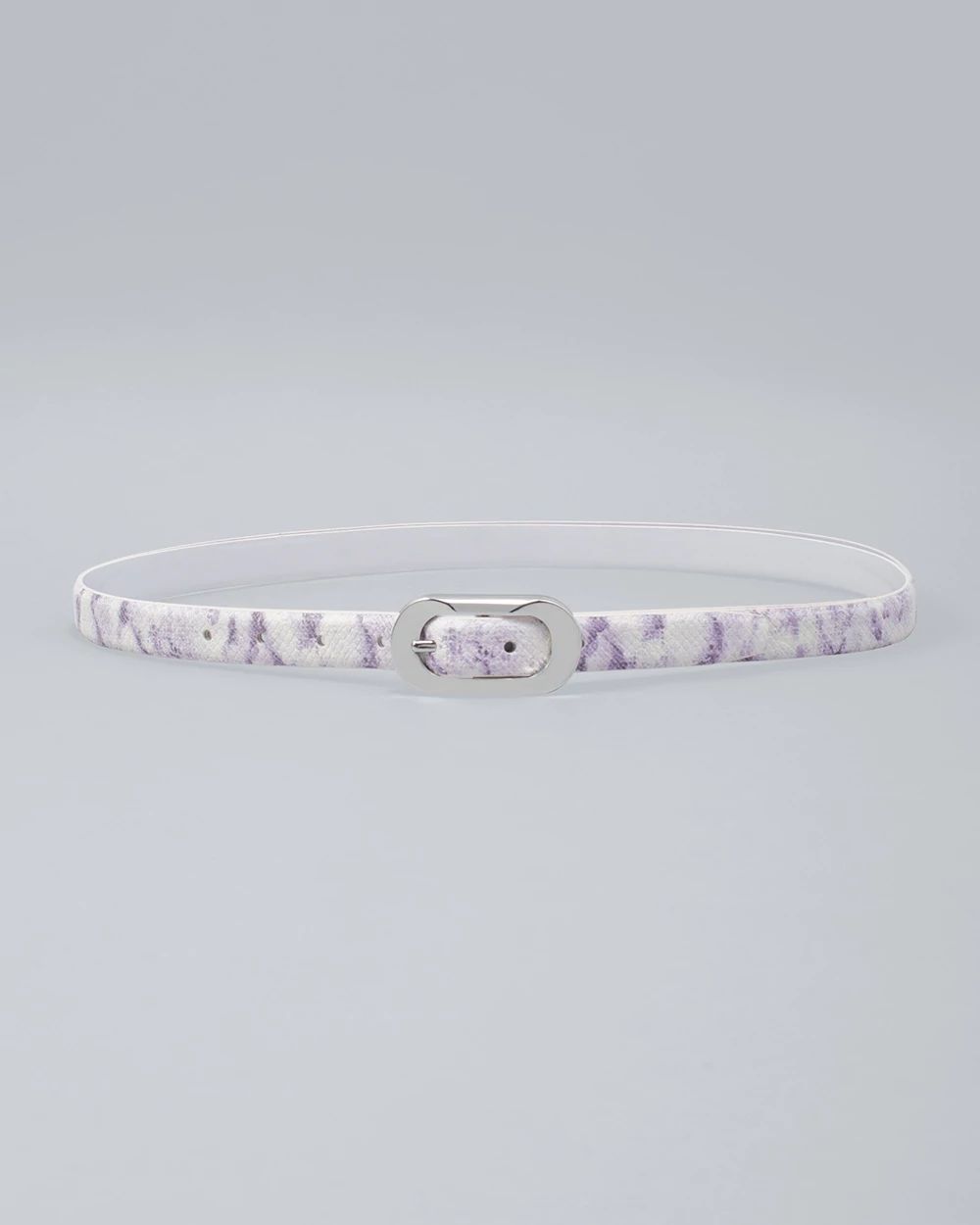 Reversible Snake-Embossed/Patent Belt