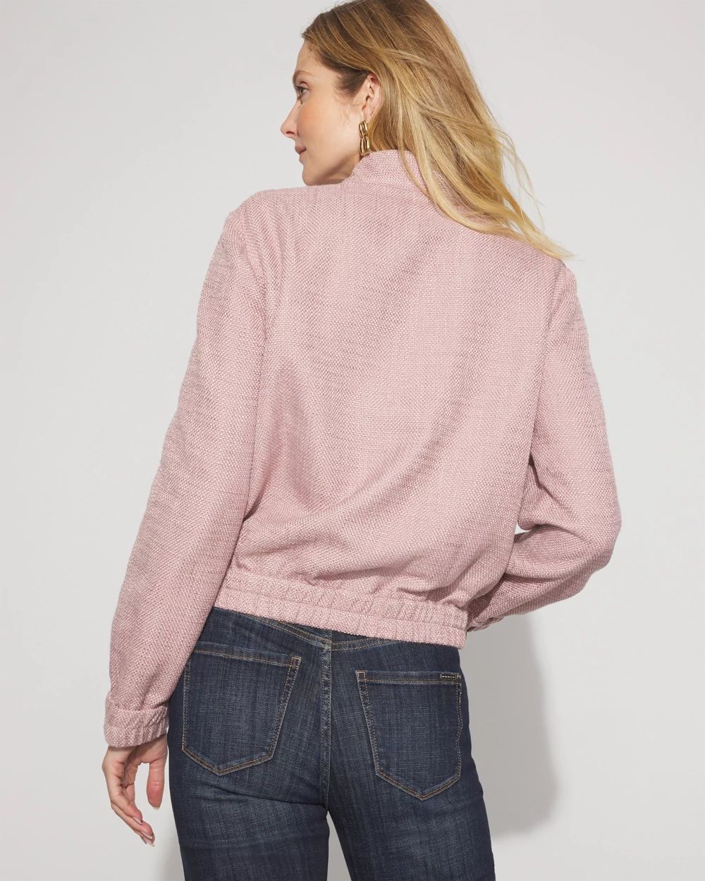 Tweed Bomber Jacket