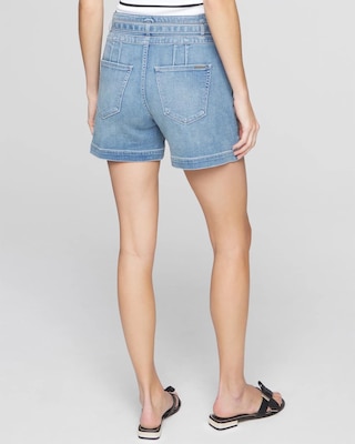 Extra High-Rise Everyday Soft Denim Utility Short click to view larger image.