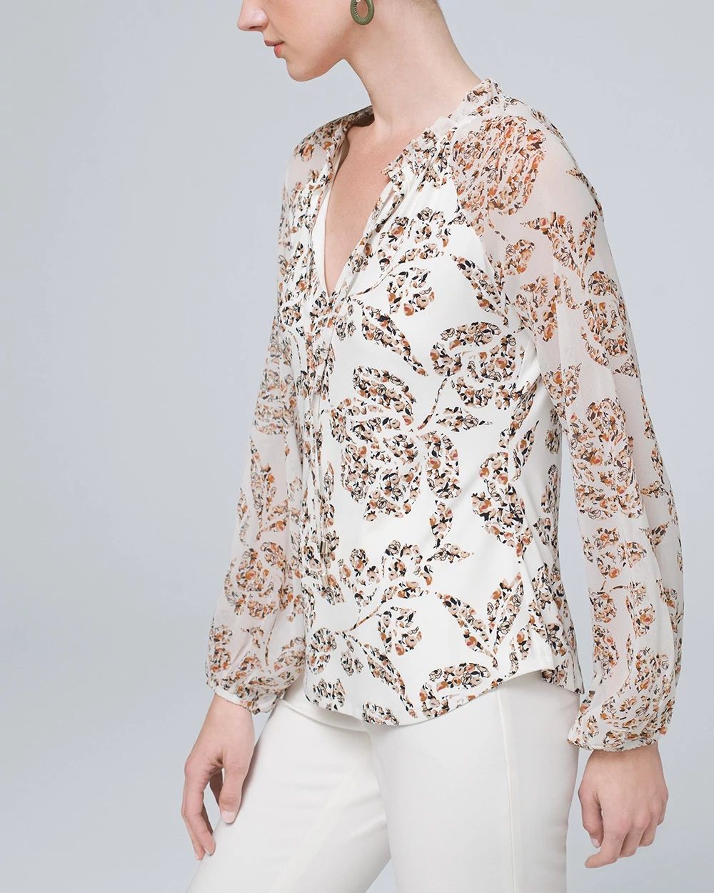 Matte Jersey Constellation Print Top