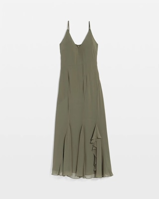 Ruffle Slip Maxi Dress click to view larger image.