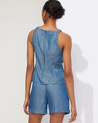 Outlet WHBM Tencel Halter Top