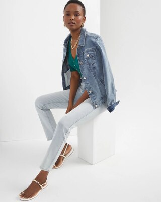 High-Rise Sculpt Slim Cropped Jeans click to view larger image.