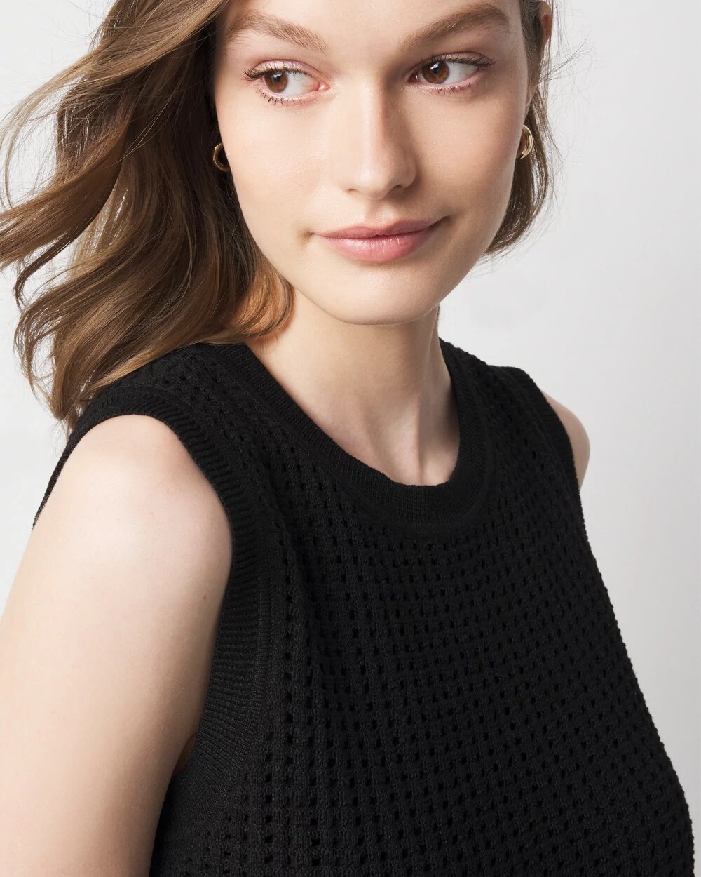 Sequin Crochet Mini Dress