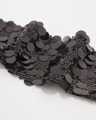 Sequin Skinny Scarf click to view larger image.