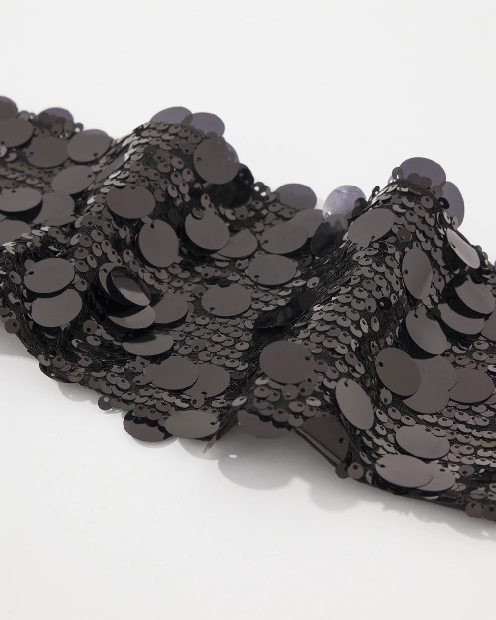 Sequin Skinny Scarf click to view larger image.