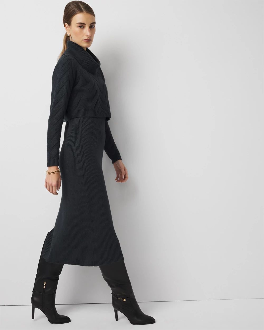 Convertible Sweater Dress