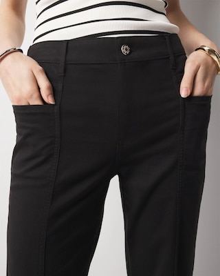 High-Rise Pret Double Pocket Wide-Leg Pant click to view larger image.