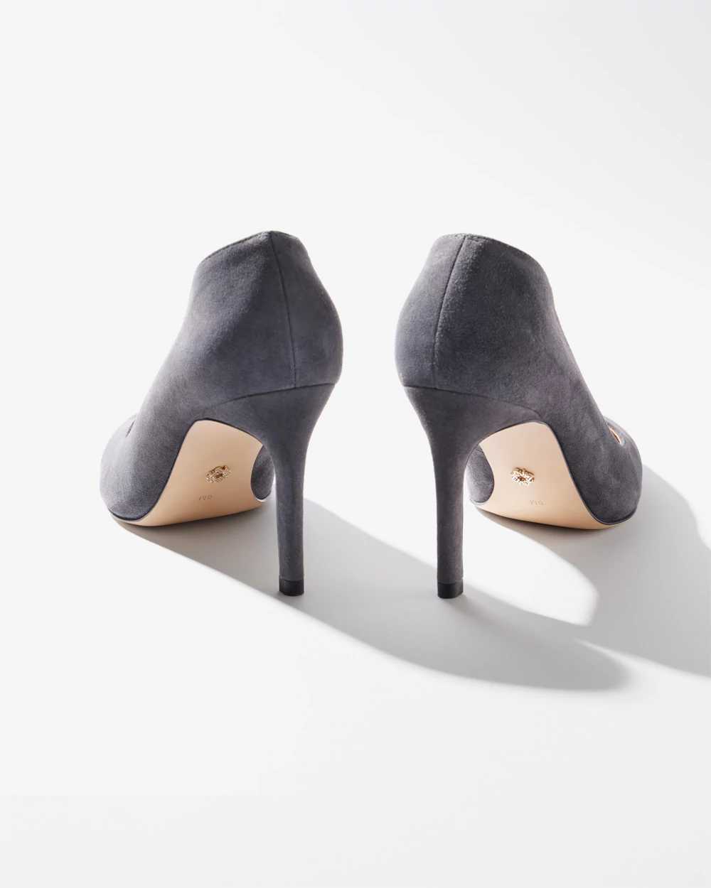 Comfortable clearance suede pumps