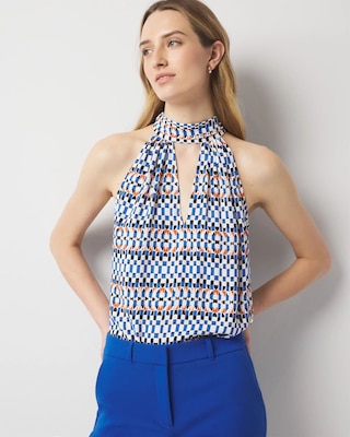 Cut Out Tie-Neck Halter
