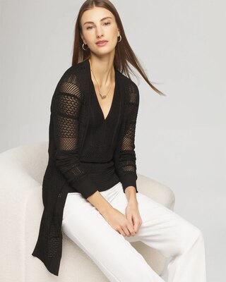 Pointelle Cardigan