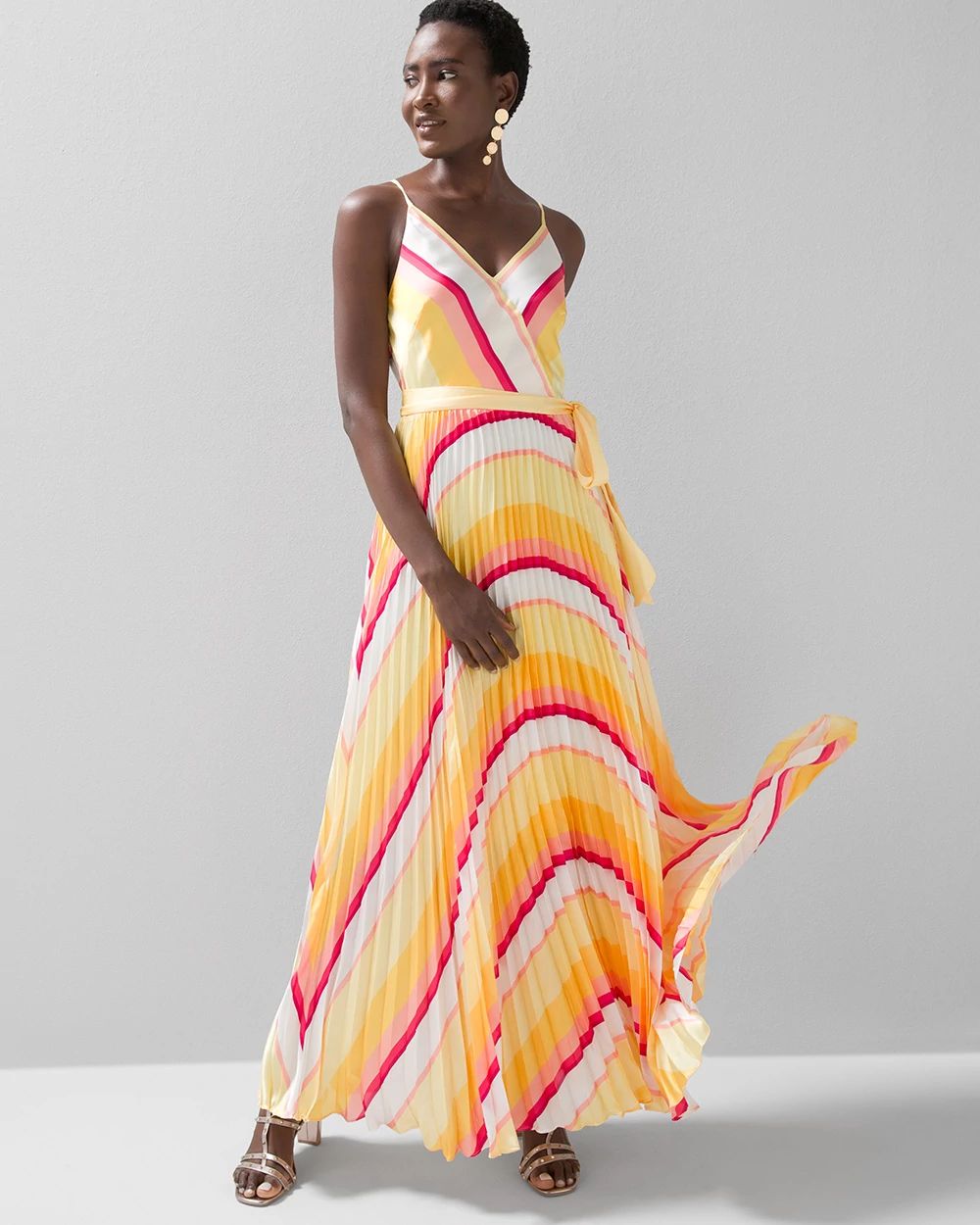 White house black market halter dress hot sale