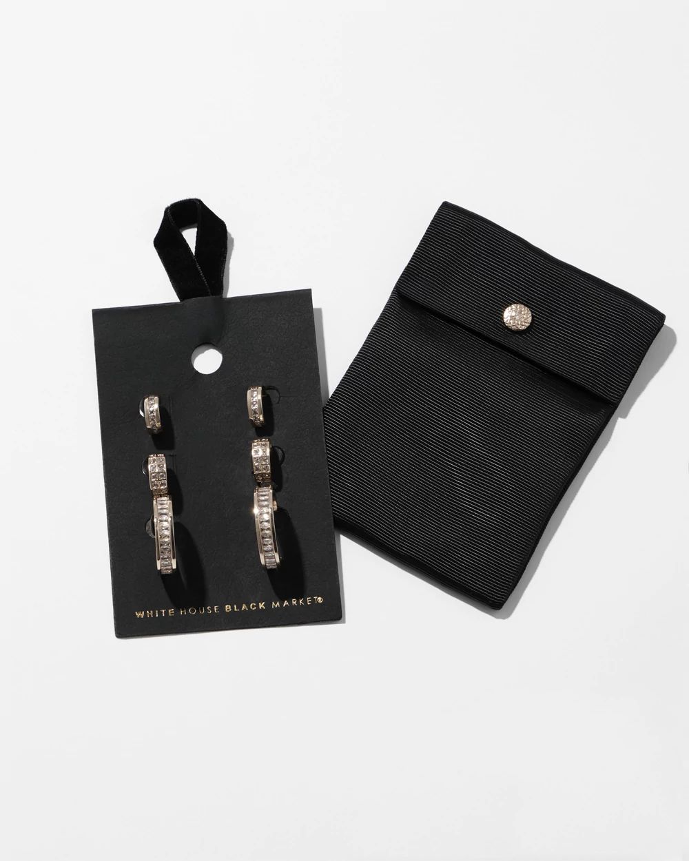 3 Pack Hoop Earring Set