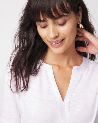 Pleated Sleeve Tee click to view larger image.