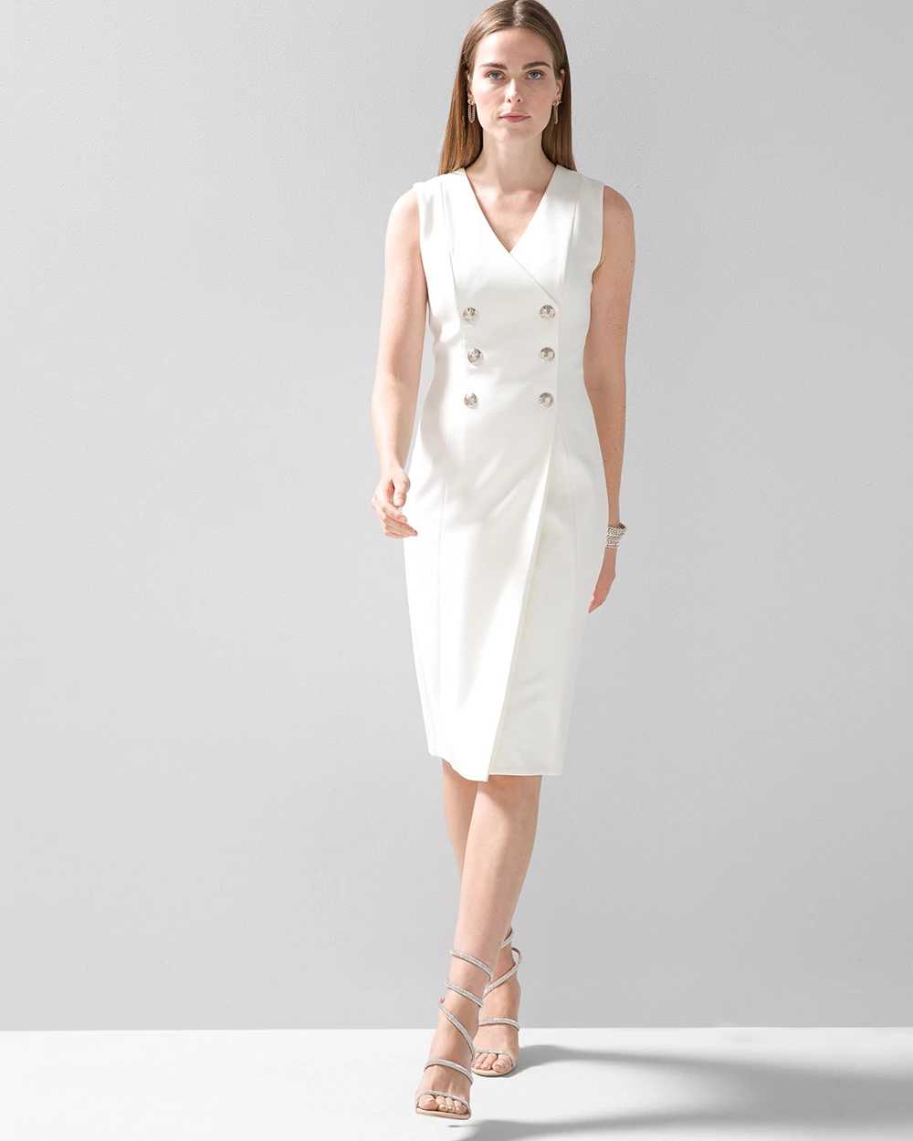 Sleeveless Blazer Dress