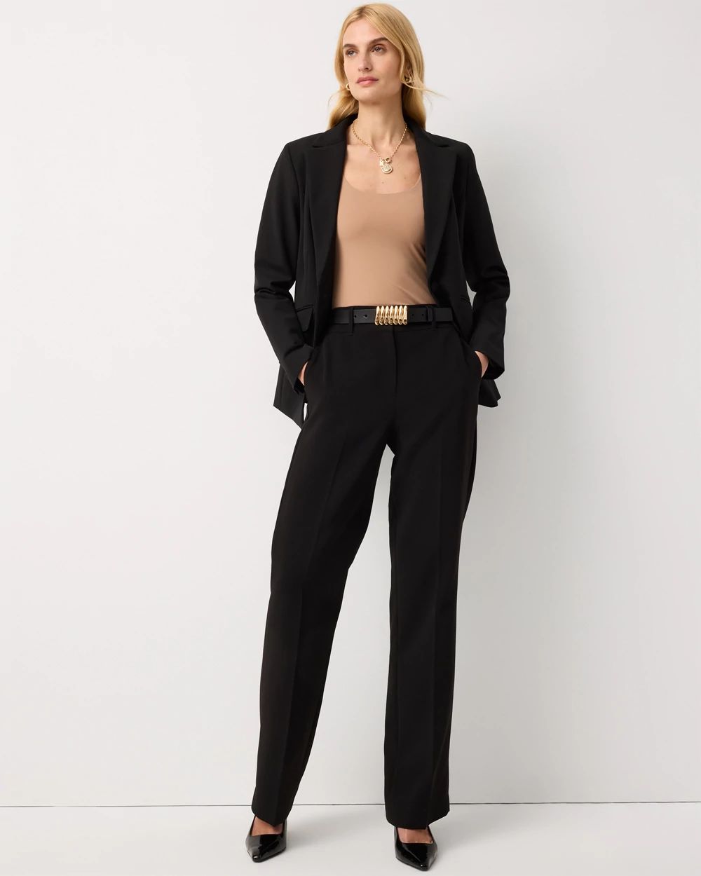 WHBM FORME™ All Ways Stretch Dual Neck Tank click to view larger image.