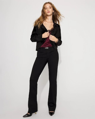 Ribbed Velvet Chenille Cocoon Sweater click to view larger image.