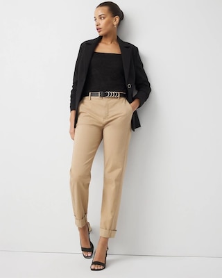 Petite Pret High Rise Straight Ankle Pant click to view larger image.