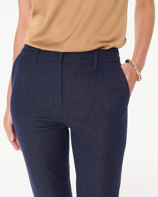 Denim-Look Elle Slim Ankle Pant click to view larger image.