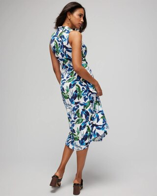 Sleeveless Matte Jersey Twist Front Dress