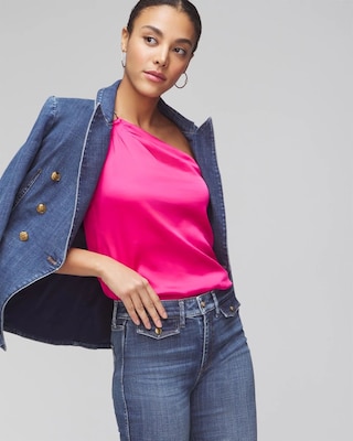 One Shoulder Ring Top