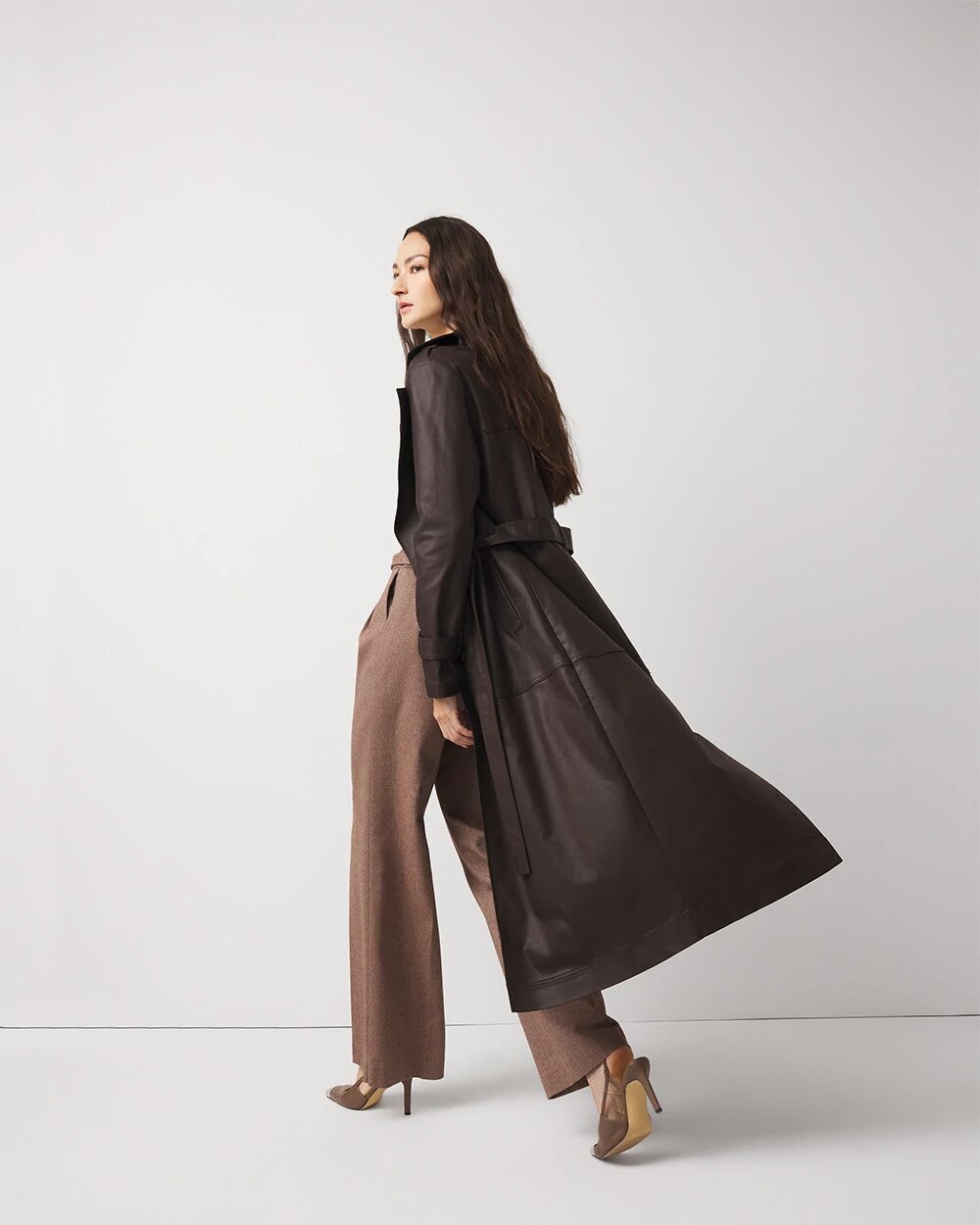 Coated Trench Coat - image 4