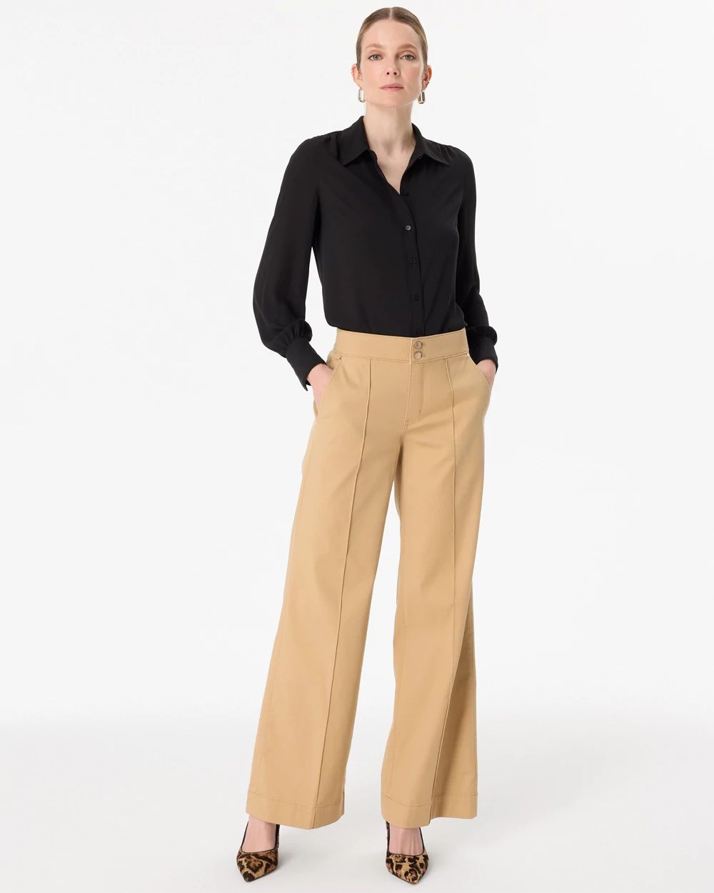 Pret High-Rise Wide-Leg Jean