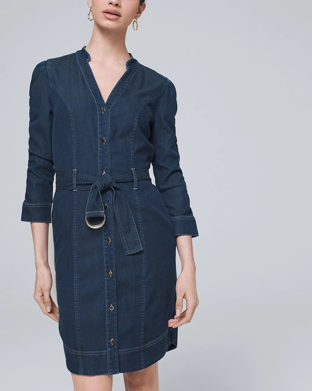 Petite Ultra-Soft Denim Dress